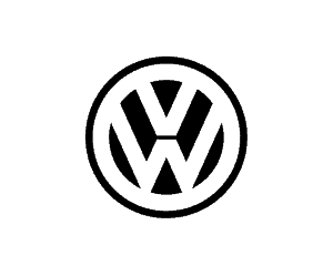 Logo de Volkswagen, emblemático símbolo de autos de alta calidad y tecnología en paquetería automotriz.